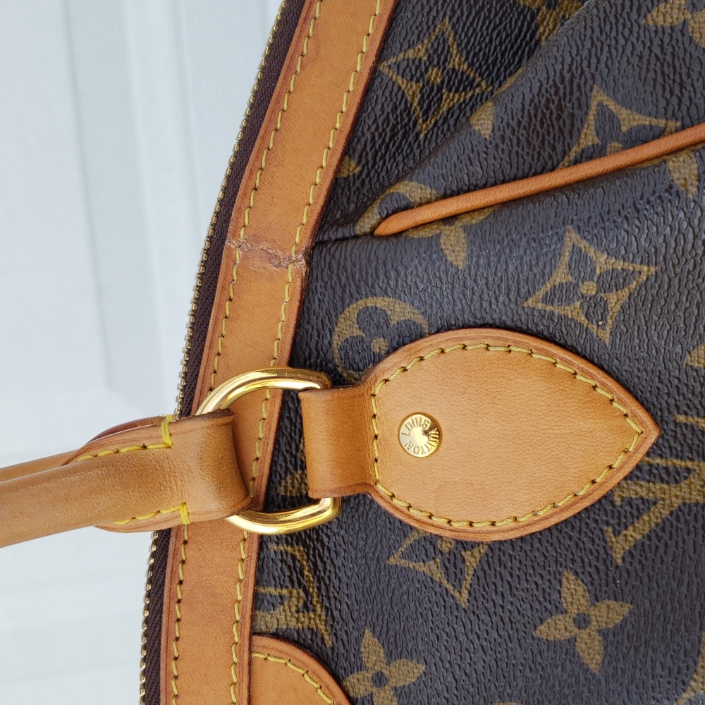 Louis Vuitton Womens Tivoli PM Monogram Satchel Bag Luxury Classic - Picture 3 of 17